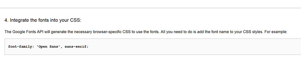 google-font-css