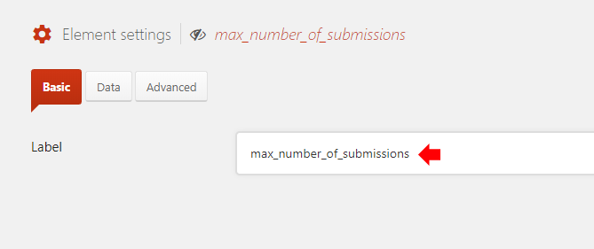 Set the Label to max_number_of_submissions