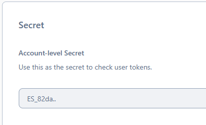 hCaptcha copy secret key