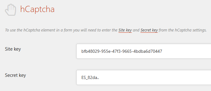 hCaptcha enter keys